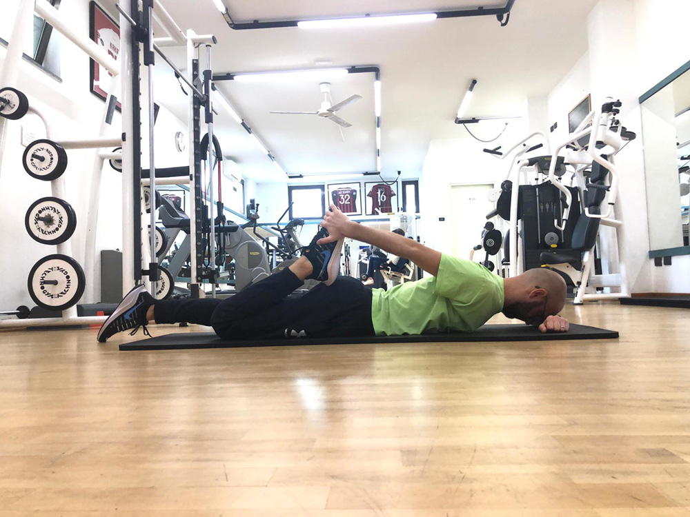 stretching quadricipite