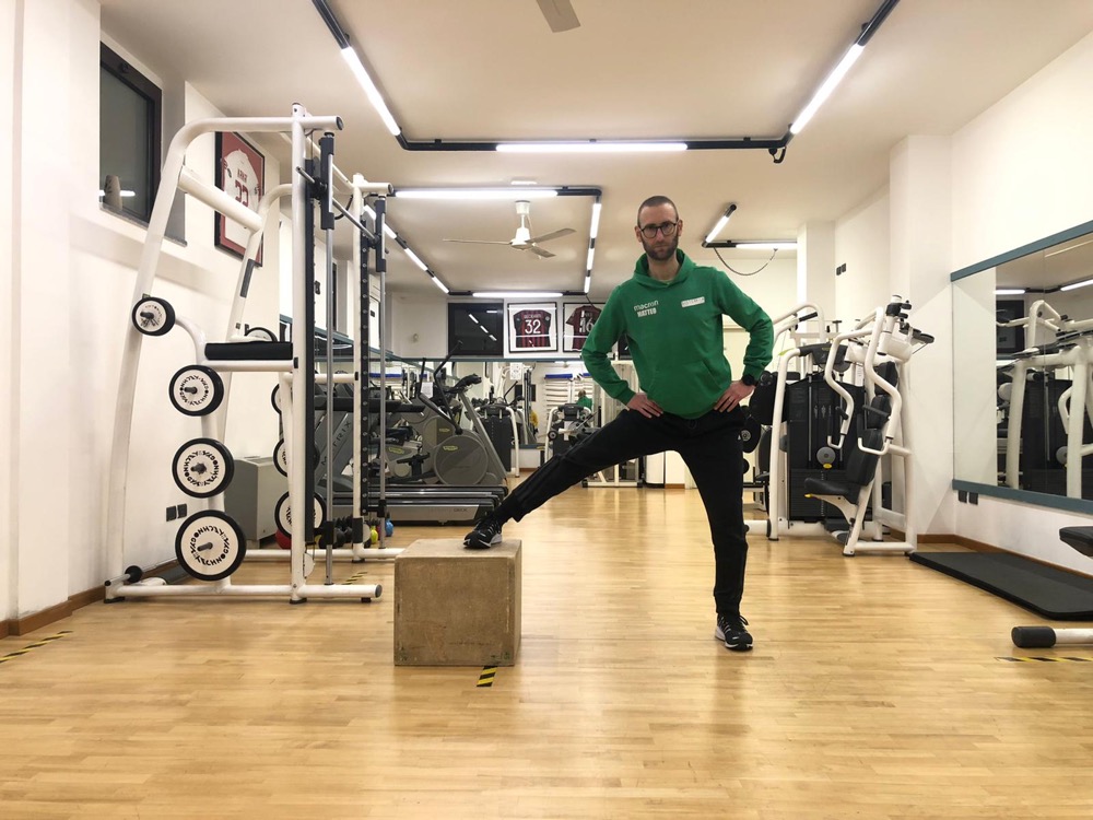 Stretching adduttori