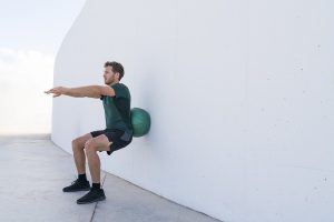 squat e fitball